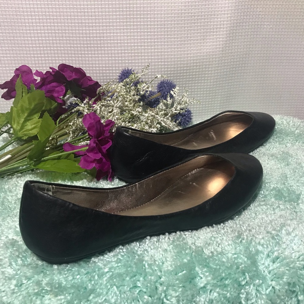 Steve Madden Heaven Ballet Flat - Black Leather